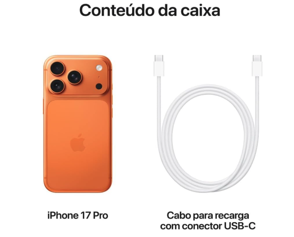 Apple iPhone 17 Pro 256 GB Laranja Cósmico 5G
