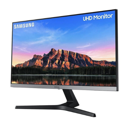 Monitor Samsung LU28R550UQLMZD Tela 28 LED 4K Ultra HD Preto e Prata 2 HDMI + DisplayPort