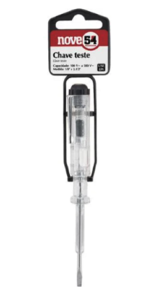 Chave Teste Ponta Fenda 1/8" 3,1 mm 2.1/2" NOVE54 3571530091