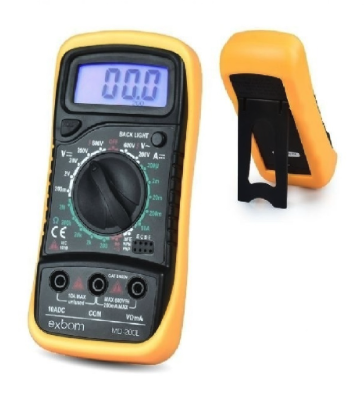 Multímetro Digital portátil LCD de 3 ½ dígitos Exbom MD200L