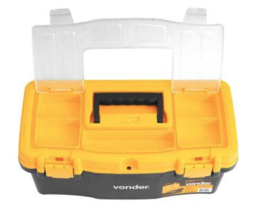 Caixa Para Ferramentas Plástica 40,5 cm x 20,0 cm x 18,0 cm CPV 0405 VONDER 6105405000