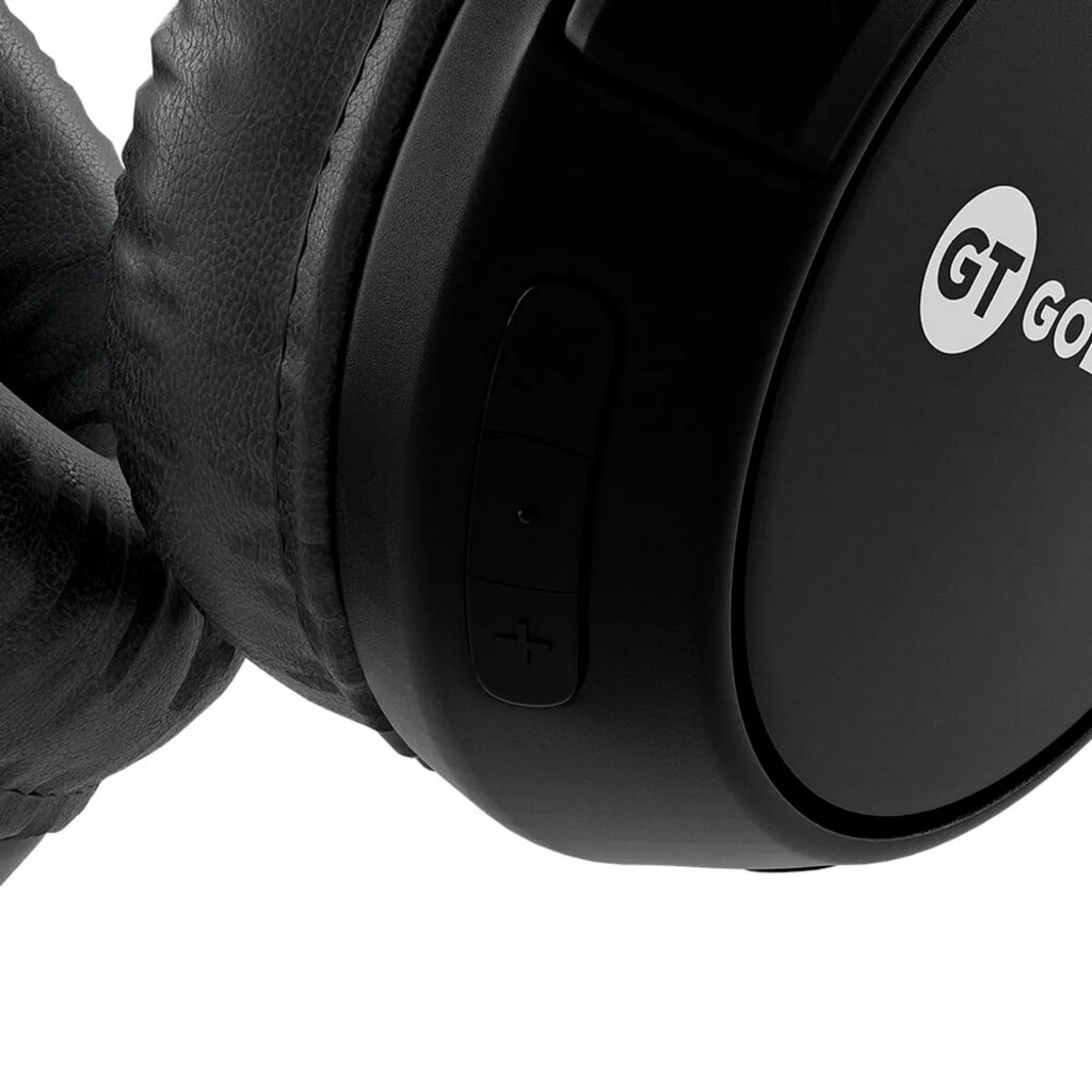 Fone de Ouvido Headset Bluetooth com Microfone e Entrada para Micro Cartão de Memória Preto GT Go Goldentec - 63282