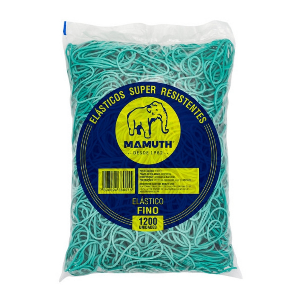 Elástico Verde Mamuth 1200 Unidades - SUVF1000GRS
