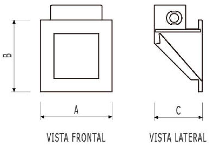 Balizador Embutir Branco Alumínio para Lâmpada G9 Lumidec BZ03E160
