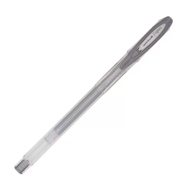 Caneta em Gel Uni Ball Signo Gliter UM-120SP Prata