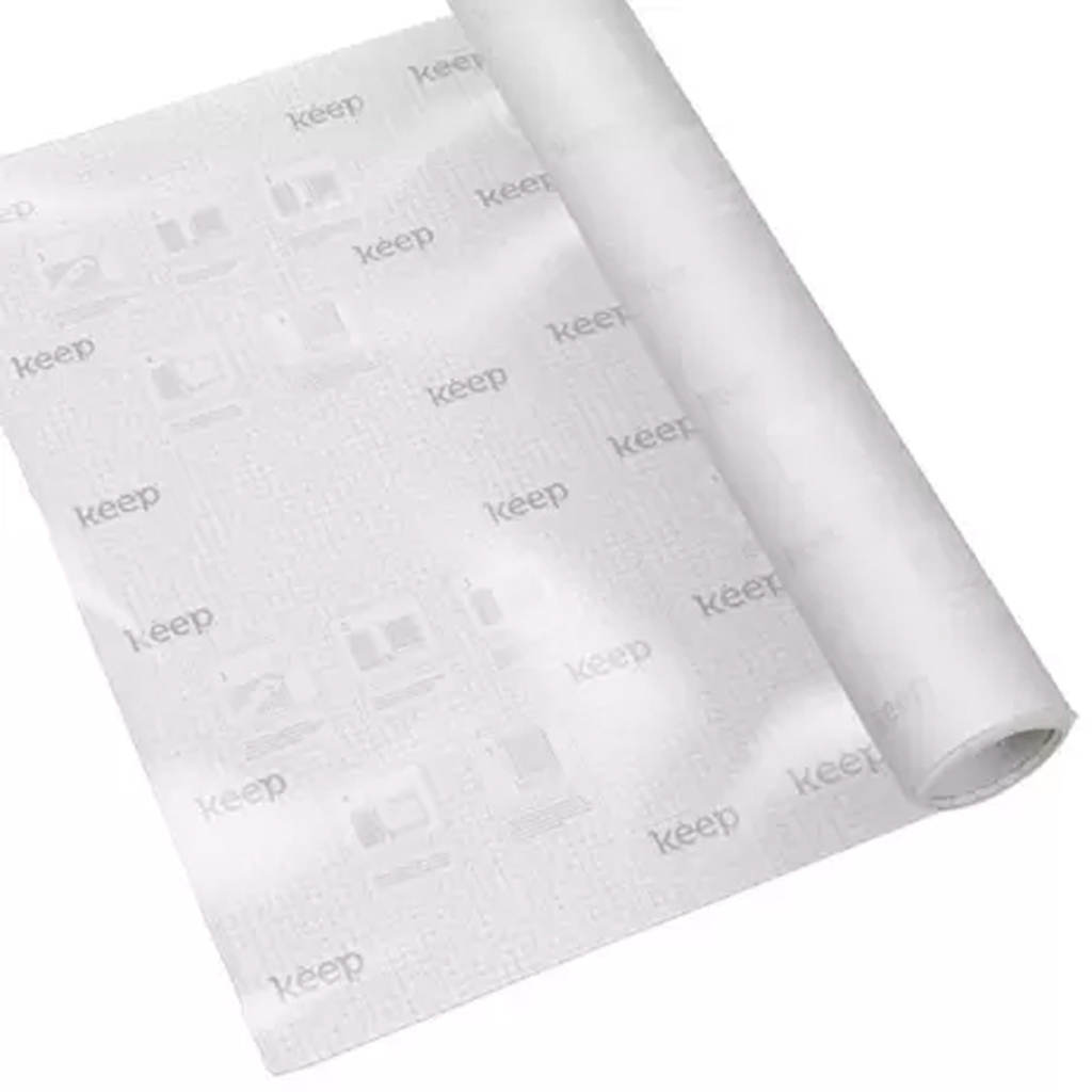 Filme Adesivo 45cm x 1,5m Branco 50 Micras Keep - EI069