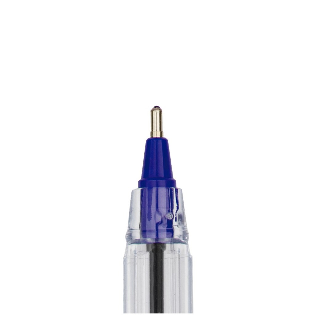 Caneta Esferográfica 1.0mm Cristal Mid Azul - BRW - Caixa com 50 Unidades - CA0008