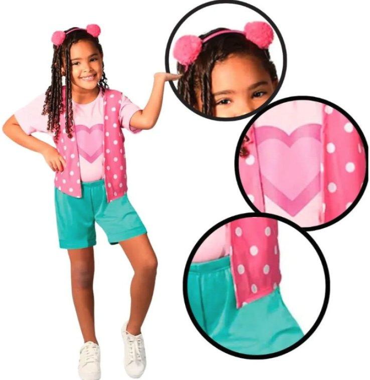 Fantasia Infantil Maria Clara e JP Tam G Super Magia