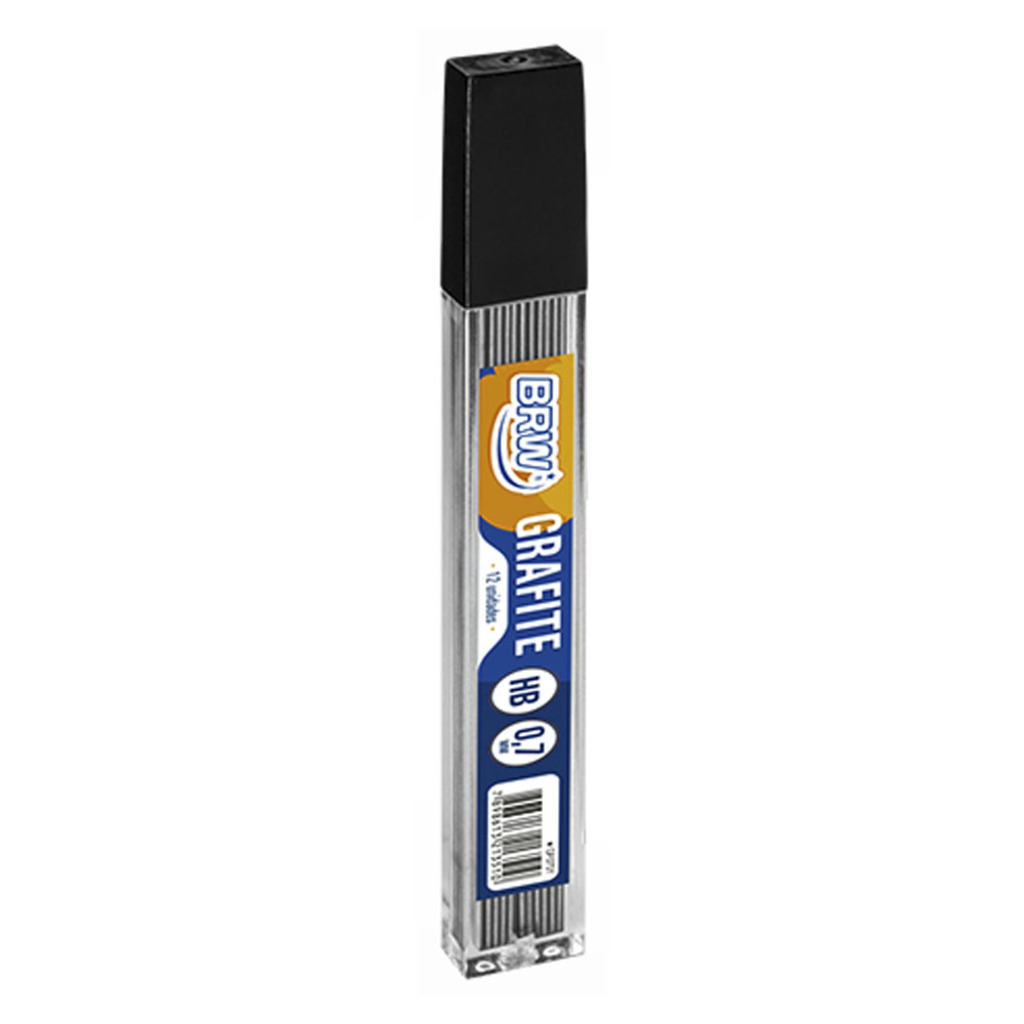 Grafite HB 0,7mm BRW Caixa com 12 Tubos - GF0701