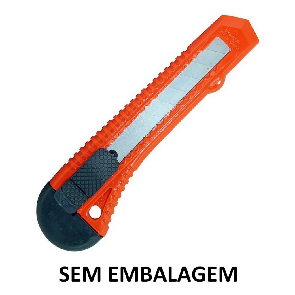 Estilete Largo 18mm Laranja BRW