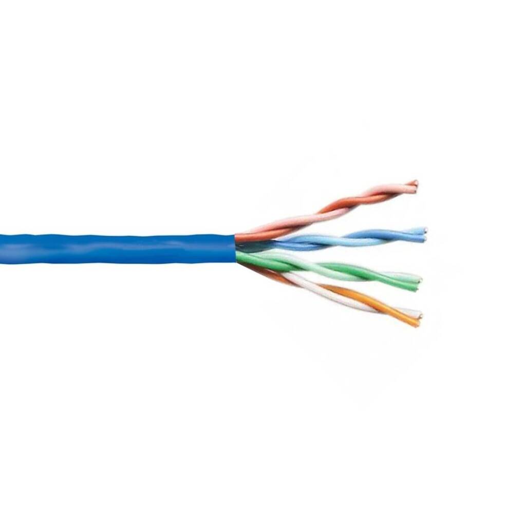 Cabo de Rede 24AWG Telecam Cat.5E 4 Pares Azul 210800101 Caixa com 305 Metros - 100% Cobre Homologado ANATEL