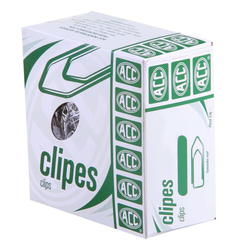 Clips Metálico Galvanizado 8/0 ACC - Caixa com 137 Unidades - 9.11.12.13-5