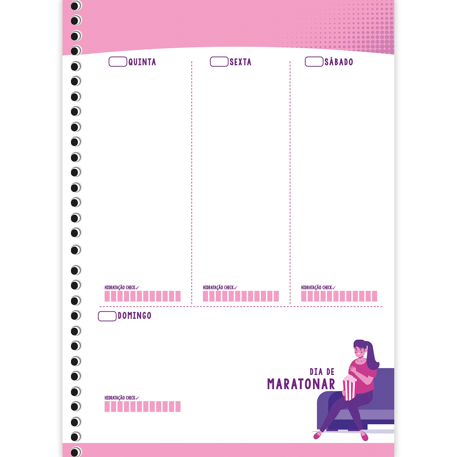Planner São Domingos Lollipop Permanente Espiral 80 Folhas Sortido