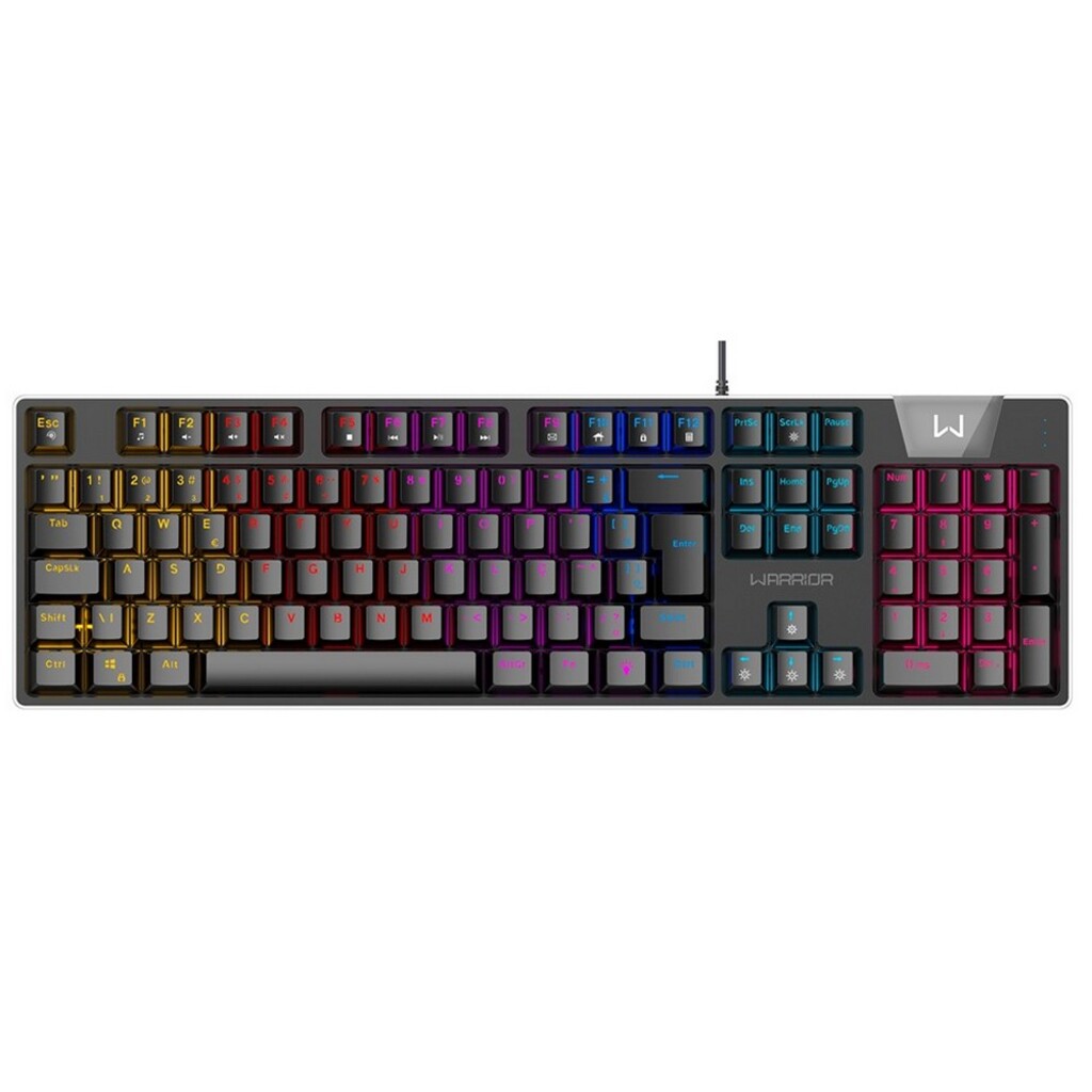 Teclado USB Gamer Warrior Royal Score Mecânico com Led RGB - TC313