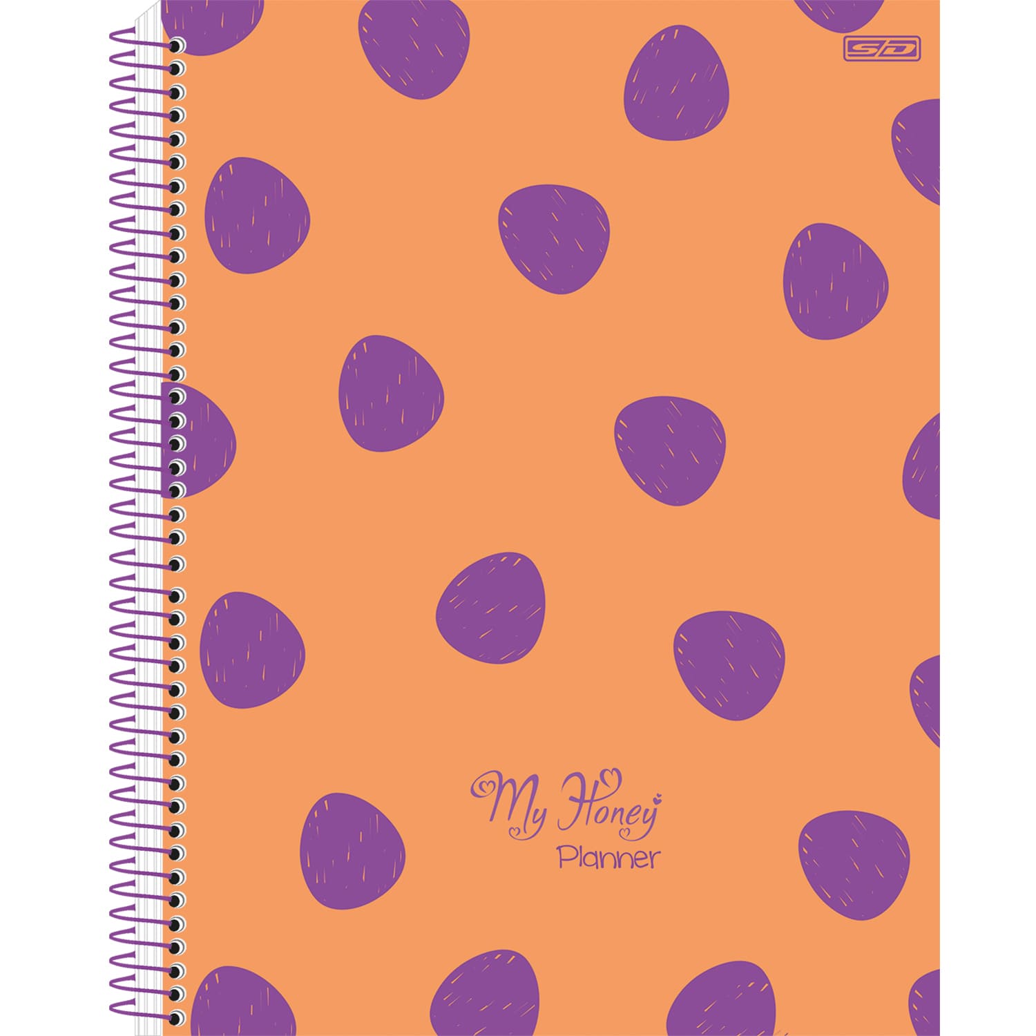 Planner São Domingos My Honey Permanente Espiral 86 Folhas Sortido