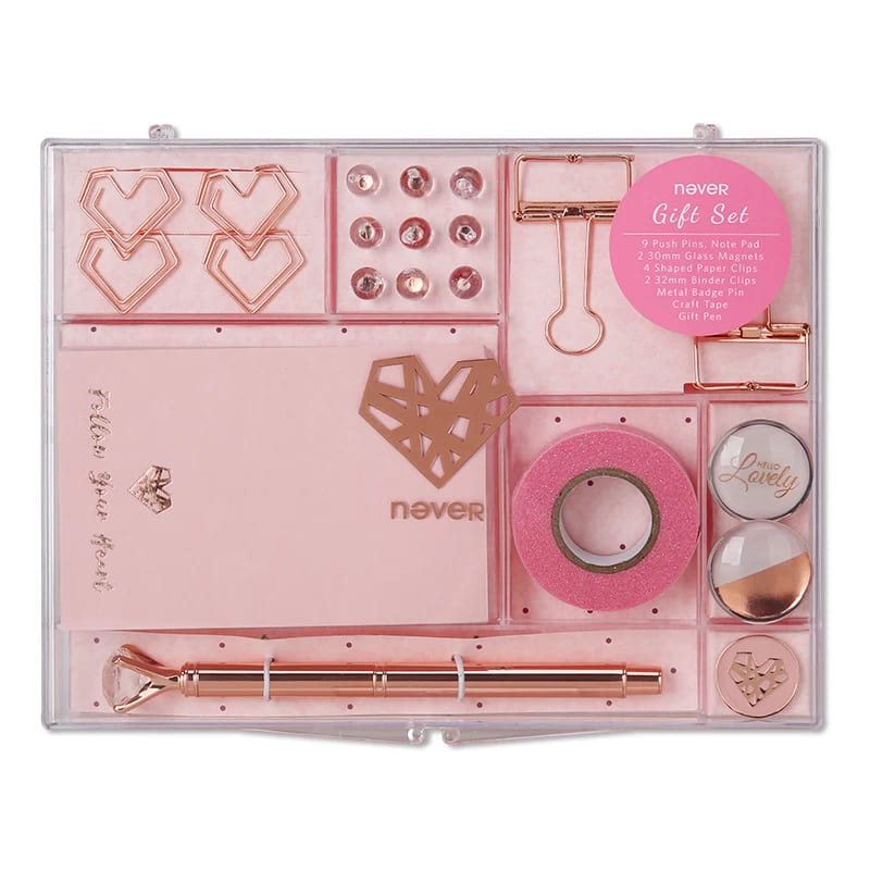 Kit Never Gilf Set Rosa Kawaii