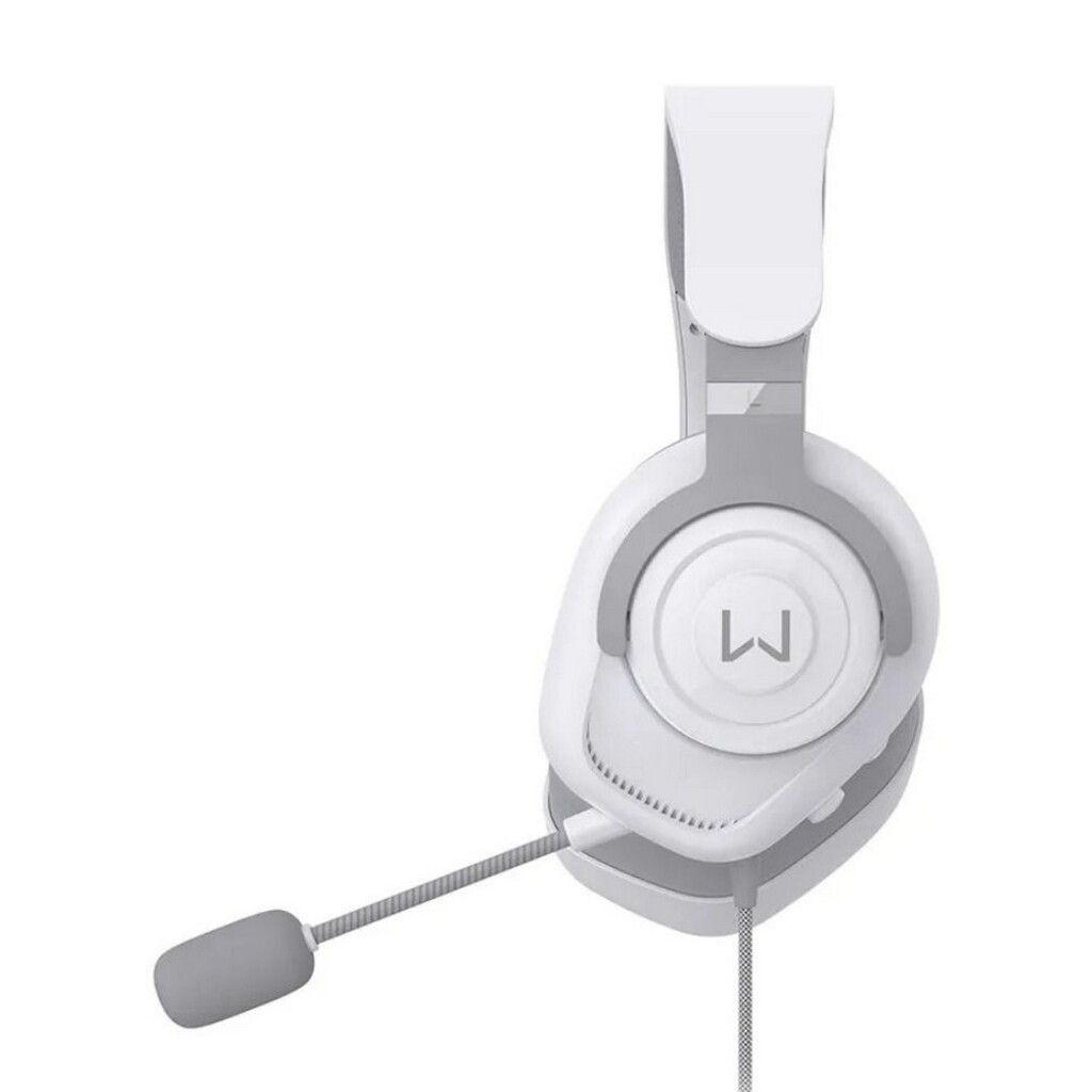 Fone de Ouvido Gamer Headset Warrior Huginn Branco Conexão P3 3,5mm com Microfone - PH700