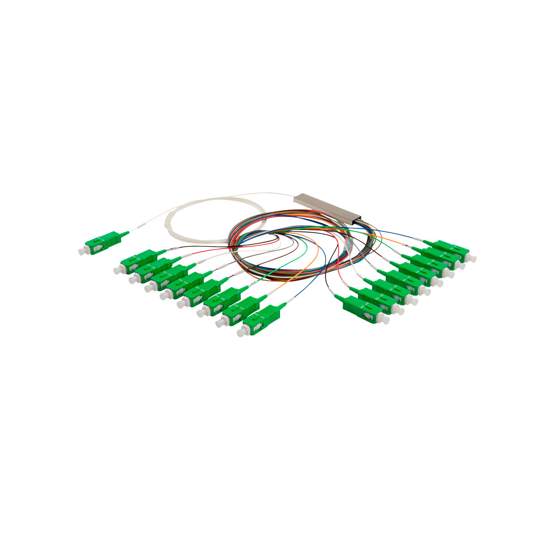 Splitter Óptico Balanceado XFS 1162 Intelbras 1 x 16 SC  APC