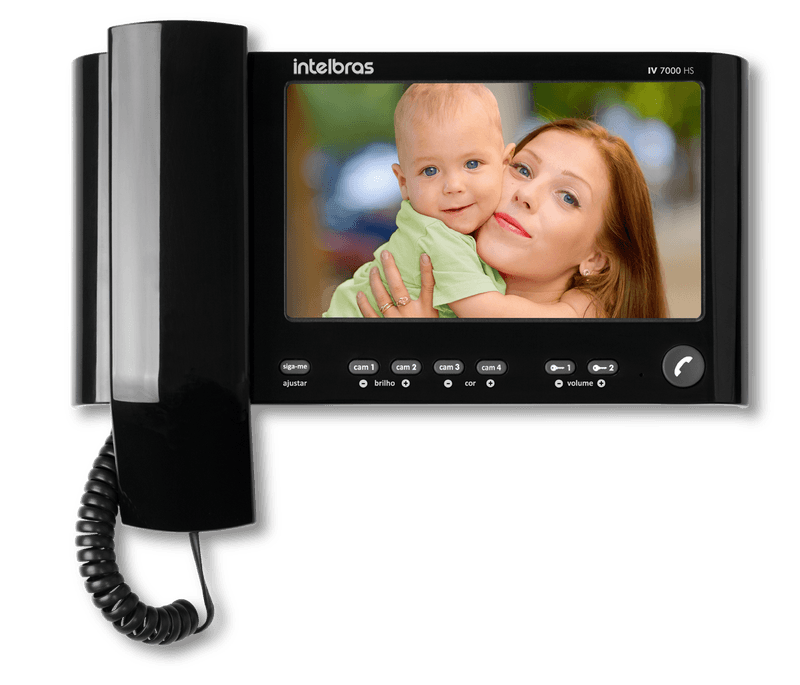 Video Porteiro Intelbras IV 7010 HS Preto