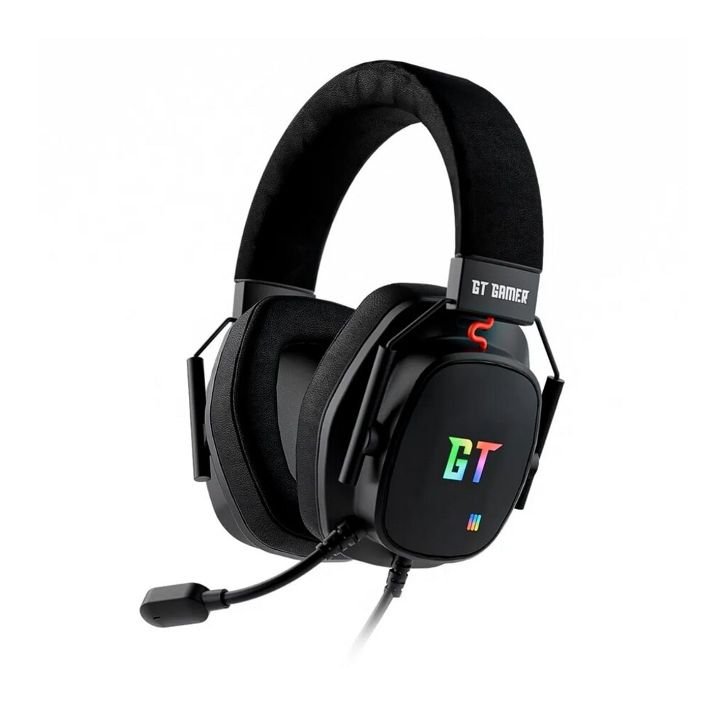 Fone de Ouvido Gamer Headset 7.1 Orion Goldentec Preto Conexão USB com Microfone - 60472