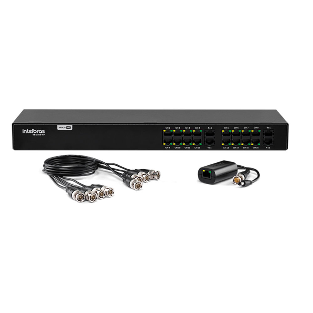Power Balun 16 Canais Intelbras VB 1016 WP