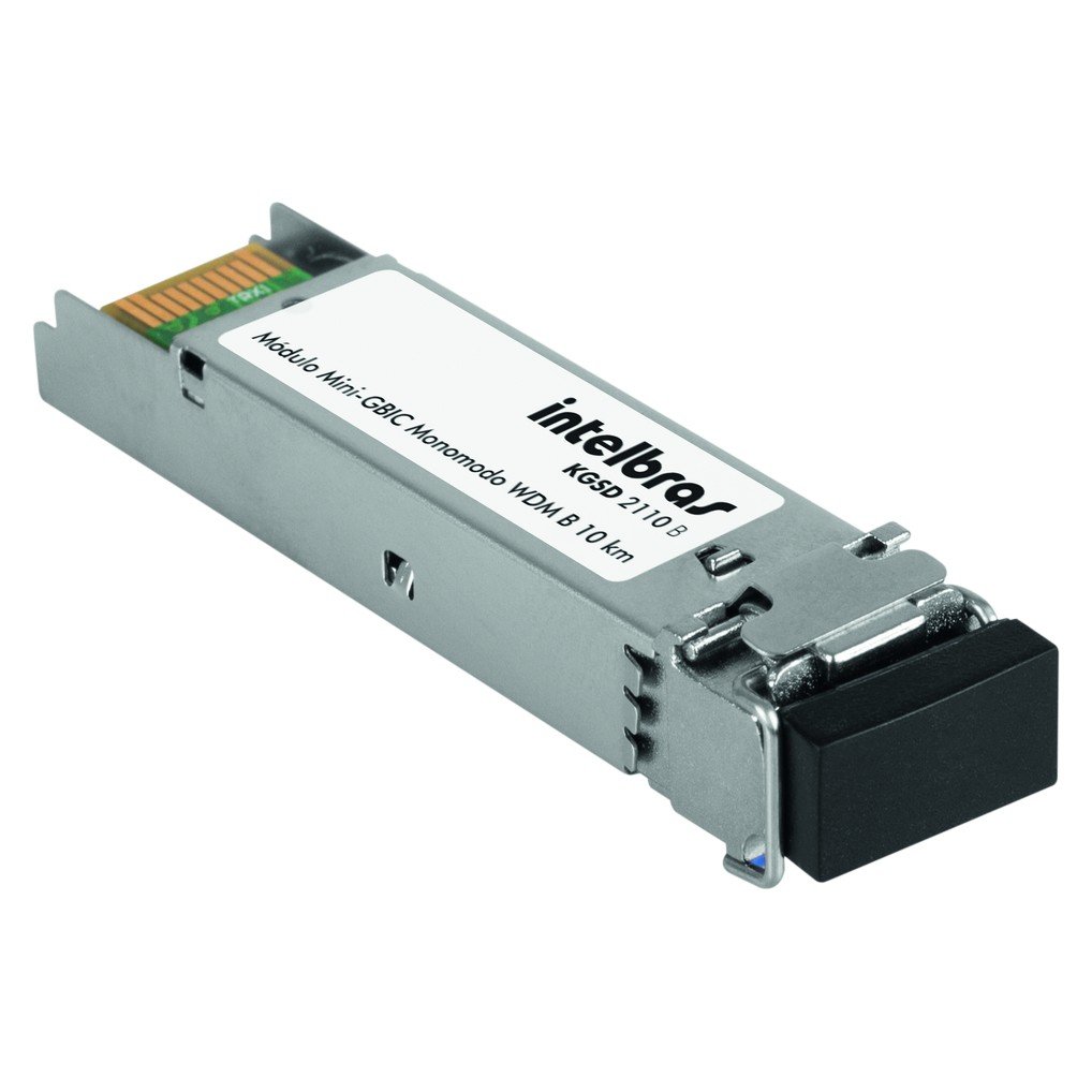 Módulo Mini-GBIC Gigabit Monomodo 10 Km Intelbras KGSD 2110 B