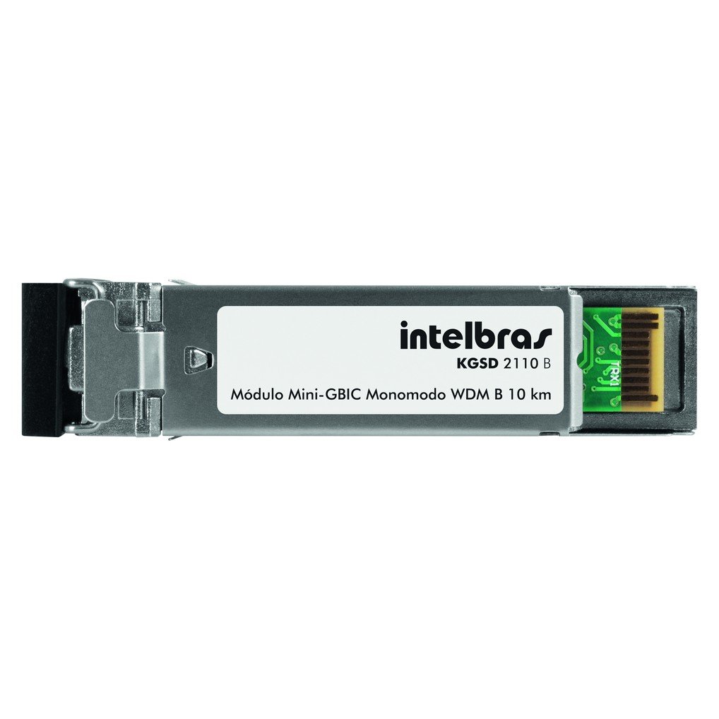Módulo Mini-GBIC Gigabit Monomodo 10 Km Intelbras KGSD 2110 B