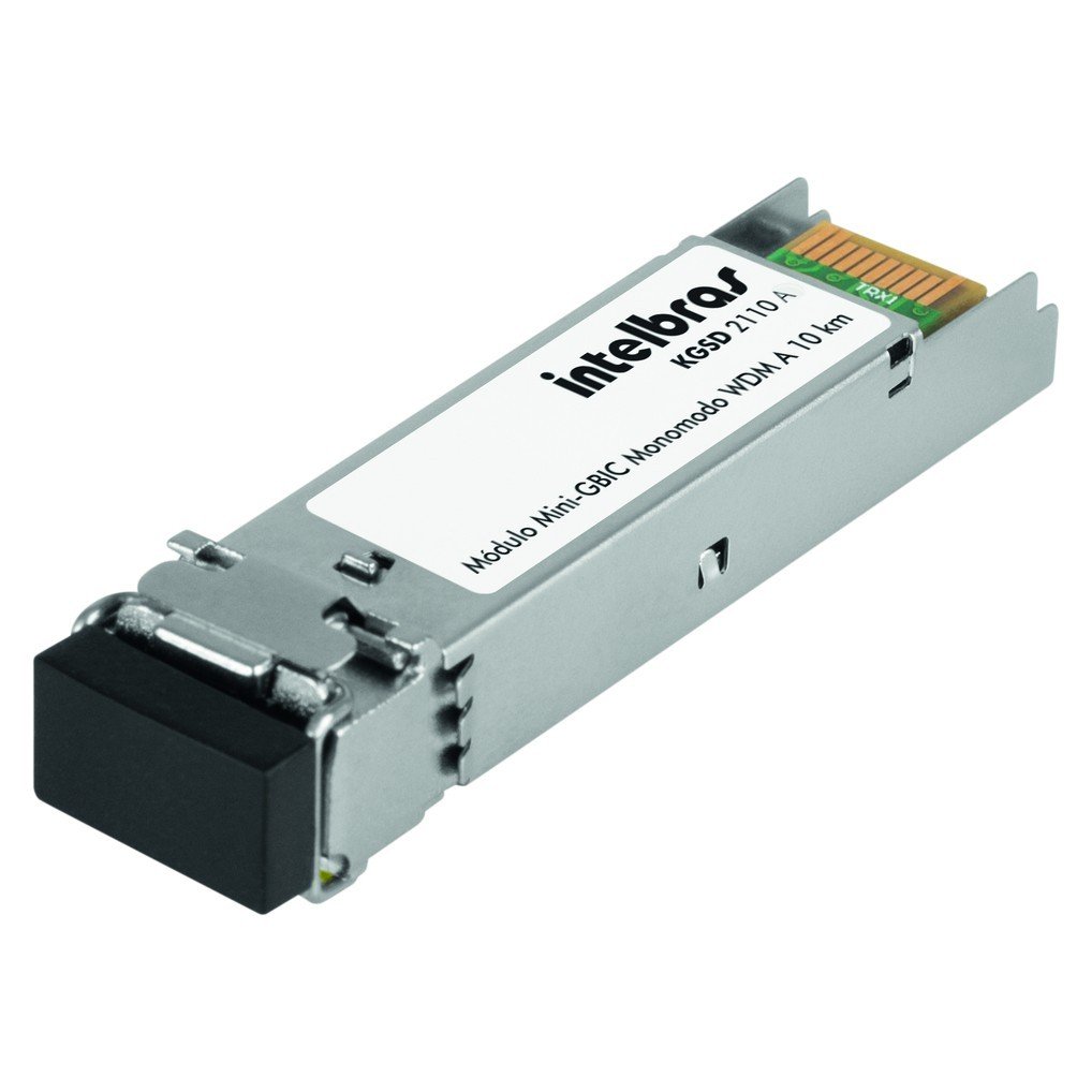 Módulo Mini-GBIC Gigabit Monomodo 10 Km Intelbras KGSD 2110 A
