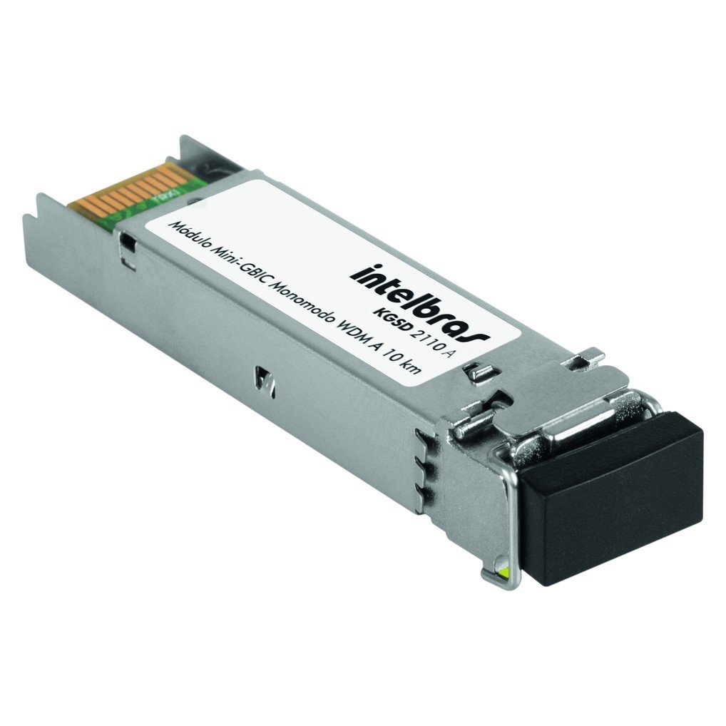 Módulo Mini-GBIC Gigabit Monomodo 10 Km Intelbras KGSD 2110 A