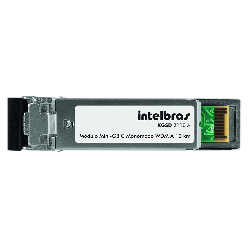 Módulo Mini-GBIC Gigabit Monomodo 10 Km Intelbras KGSD 2110 A