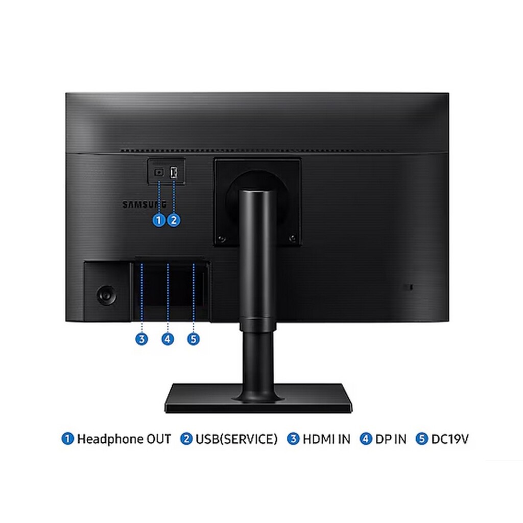 Monitor Gamer Samsung Odyssey G30 Tela 24 LED 144Hz 1ms Full HD Preto HDMI / DisplayPort  - LS24BG300ELMZD