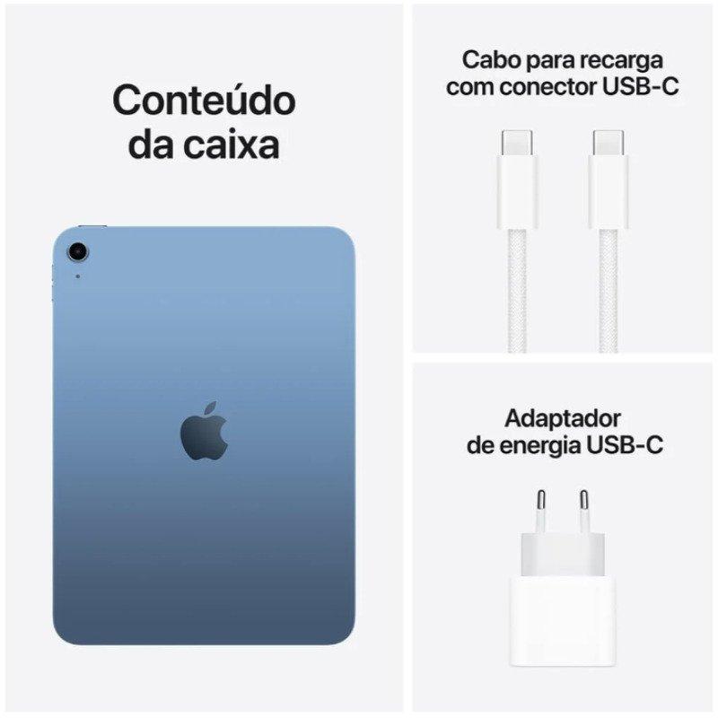 Apple iPad 11 Wi-Fi Azul 11″ Chip A16 Bionic 256 GB