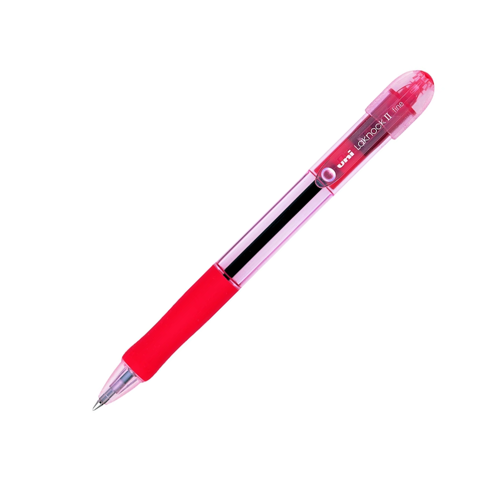 Caneta Esferográfica Uni-Ball Laknock II Vermelha SD-108