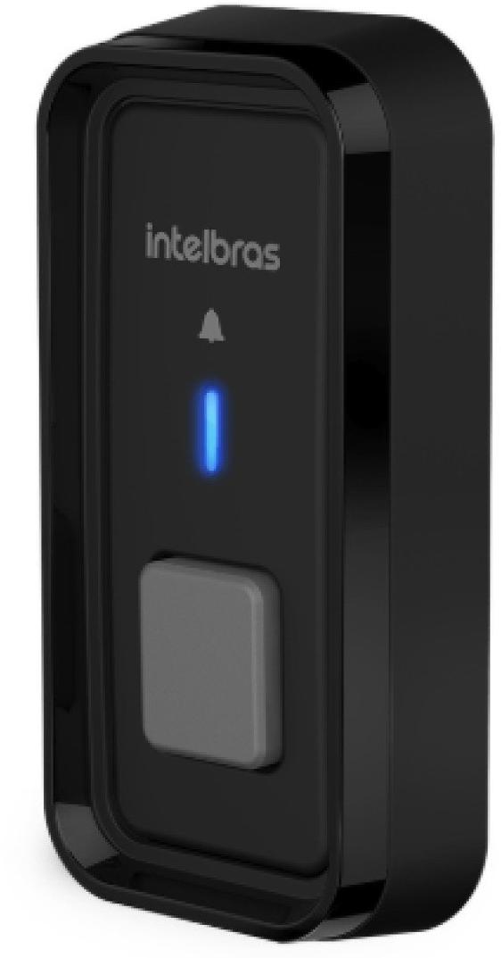 Campainha Sem Fio com Bateria Intelbras CIB 101 Preta