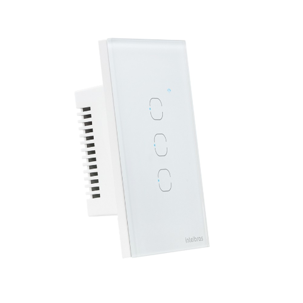 Interruptor Touch Inteligente Wi-Fi Intelbras MIS 1003 Branco