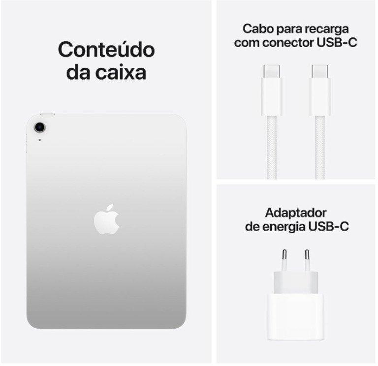 Apple iPad 11 Wi-Fi Silver 11″ Chip A16 Bionic 256 GB