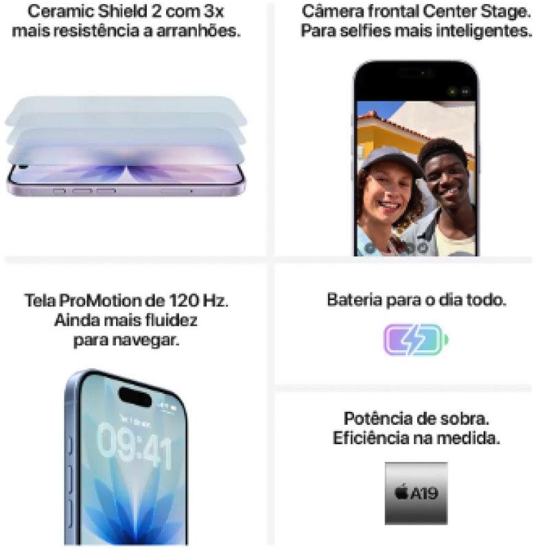 Apple iPhone 17 256 GB Preto 5G