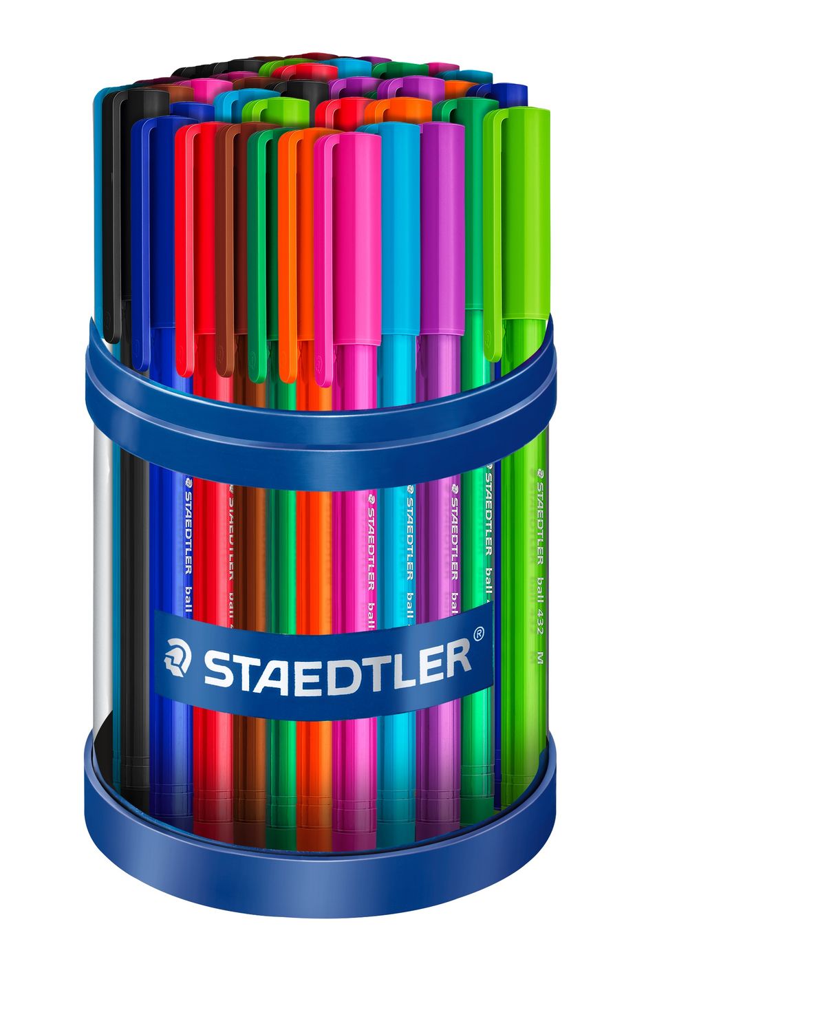 Caneta Esferográfica Staedtler Ball 432 Corpo Triangular Ergonômico Sortido
