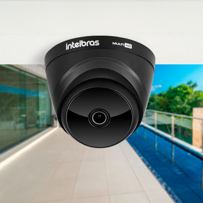 Câmera Dome Multi HD VHD 1220 D G7 Black Intelbras