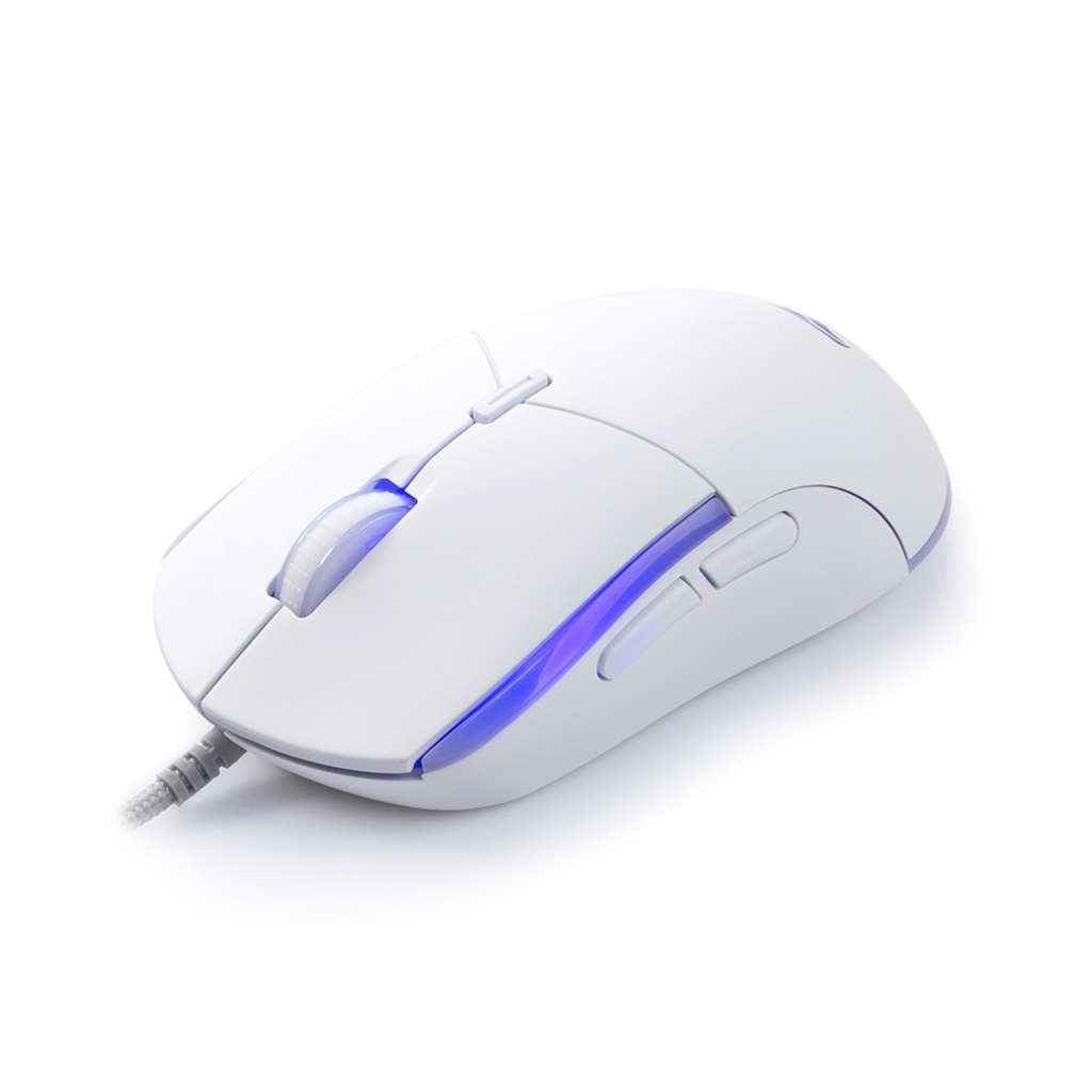 Mouse USB Gamer C3tech MG-80 3200 DPI Branco Led RGB - MG-80WH