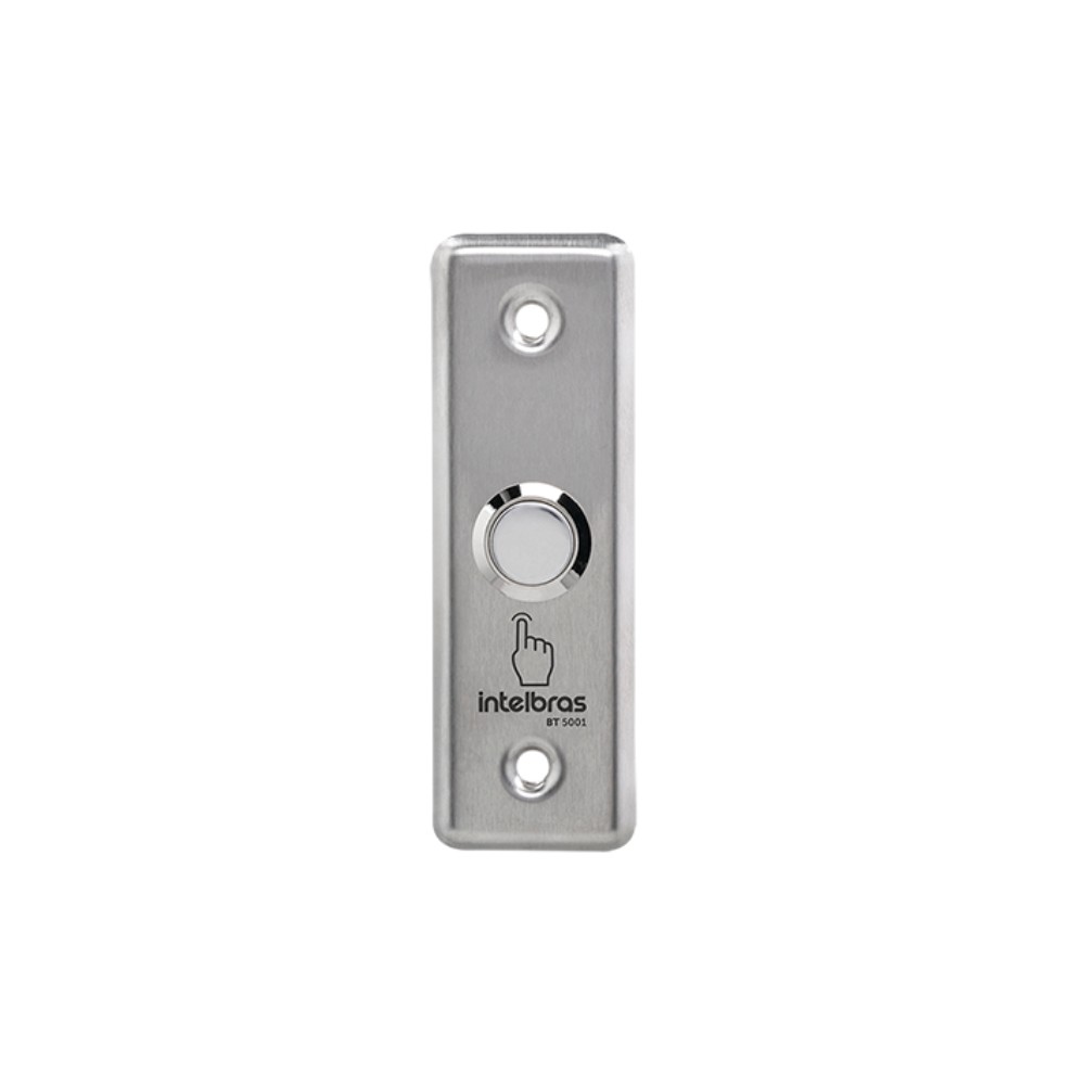 Acionador de Abertura Inox Embutir BT 5001 Intelbras