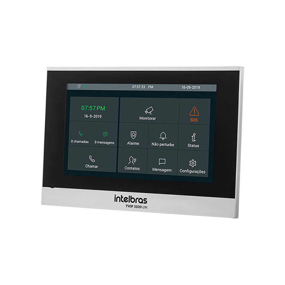 Terminal de Vídeo IP Universal TVIP 3000 UN Intelbras Cinza