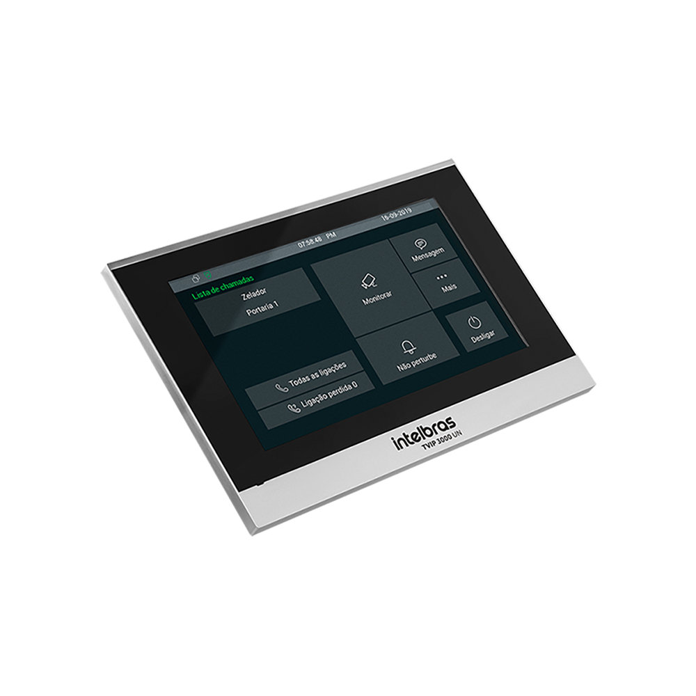 Terminal de Vídeo IP Universal TVIP 3000 UN Intelbras Cinza