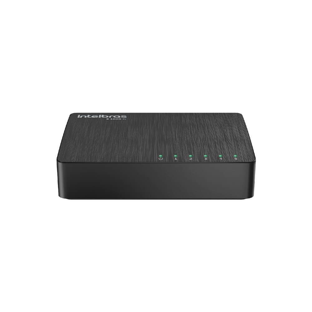 Switch Gigabit Ethernet 5 Portas S1005G Intelbras