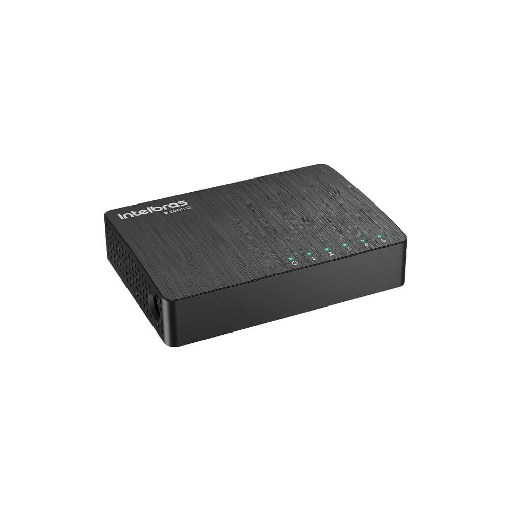 Switch Gigabit Ethernet 5 Portas S1005G Intelbras