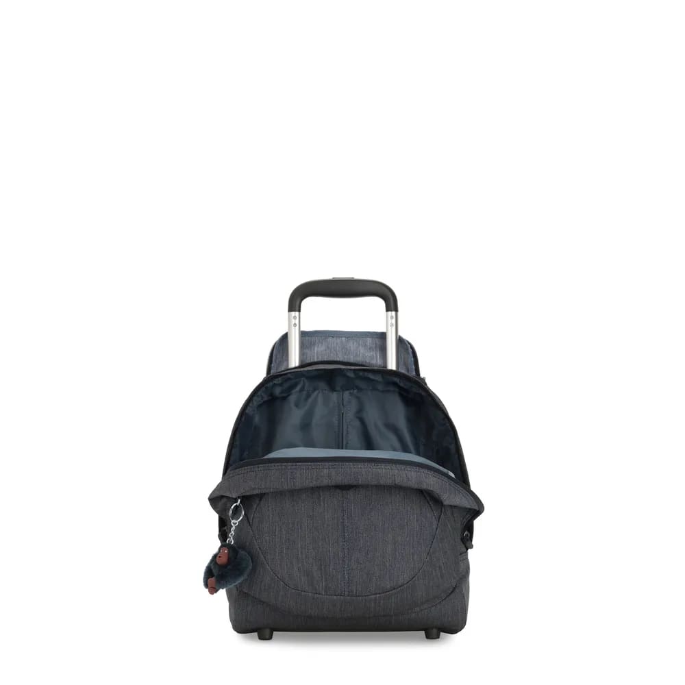 Mochila Kipling Marine Navy Cinza Pequena