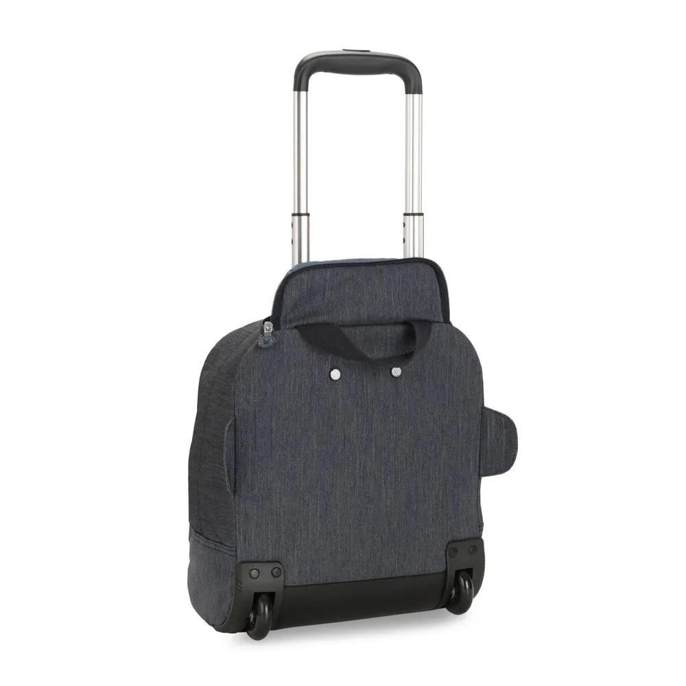 Mochila Kipling Marine Navy Cinza Pequena