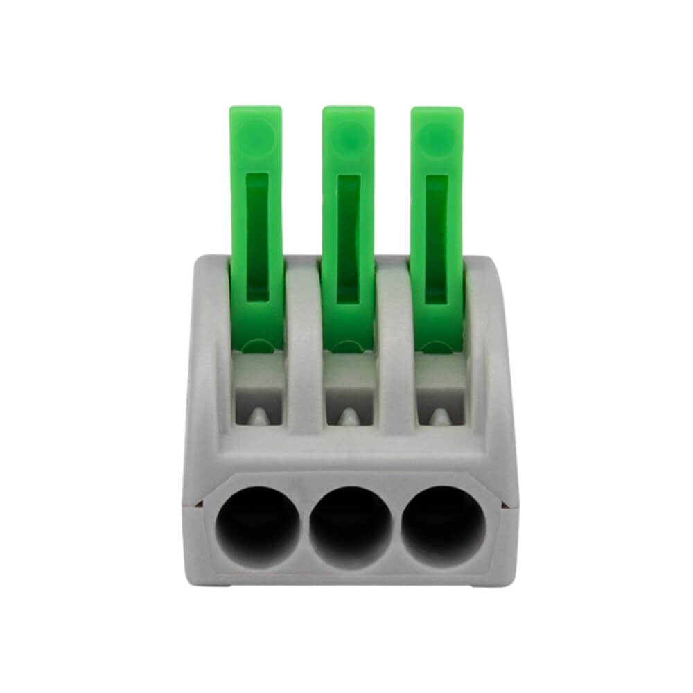 Conector Fios 4 mm Conex 1000 Clip 2 Vias Intelbras Pacote 6 Peças