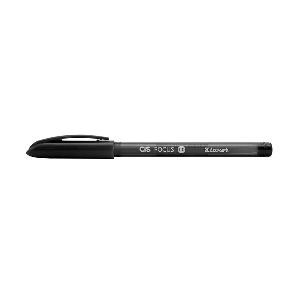 Caneta Esferográfica CIS Focus 1.0mm Preto