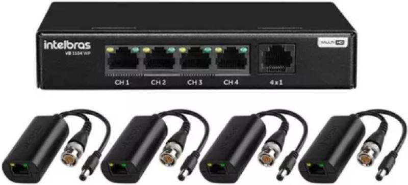 Power Balun 4 Canais Intelbras VB 3104 WP